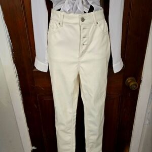 Winter White "pleather" pants